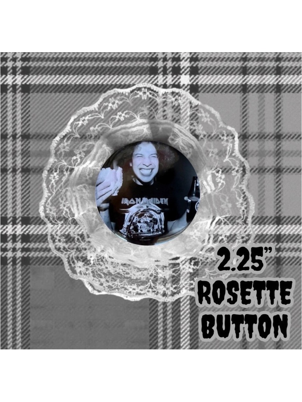 Ray Toro My Chemical Romance 2.25" Rosette Button